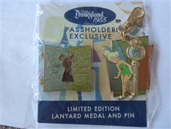 Disney Trading Pin  76406 DLR - Dateline: Disneyland 1955 - Annual Passholder - Lanyard Medal and Pin Set
