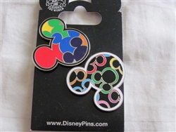 Disney Trading Pins 76534: WDW - Mickey Mouse Icons - Multi-Colored Set