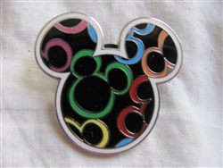 Disney Trading Pin 76537: WDW - Mickey Mouse Icons - Multi-Colored Set - Open Work Mickey Mouse Icons