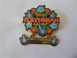 Disney Trading Pin  7654 Polynesian Resort 30th Anniversary Dangle