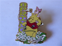 Disney Trading Pin 76586 DisneyStore.com - Spring Sparkle Series - Winnie the Pooh and Piglet