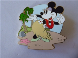 Disney Trading Pin 76860     DS - Minnie Mouse - Hawaiian Holiday - Hula in Grass Skirt and Lei