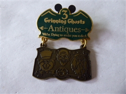 Disney Trading Pin   76895 WDW - Trade City, USA - Disney Pin Celebration 2010 - 3 Grinning Ghosts Antiques