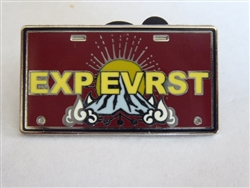 Disney Trading Pins Attraction Vehicle License Plate Frame (EXPEVRST)