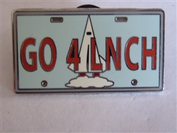 Disney Trading Pins Attraction Vehicle License Plate Frame (GO4LNCH)