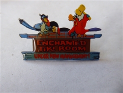 Disney Trading Pin 78 WDW - Adventureland Safari Hat Set (Enchanted Tiki Room - Zazu and Iago)