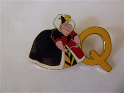 Disney Trading Pin 7814 Alphabet Pin - Q (Queen of Hearts)