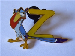 Disney Trading Pin 7826 Alphabet Pin - Z (Zazu)