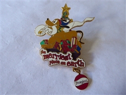 Disney Trading Pin  7915 DLR - The Merriest Place on Earth 2001 - Pluto