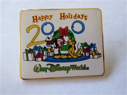 Disney Trading Pins 7941     WDW - Mickey and Pluto - Happy Holidays 2000
