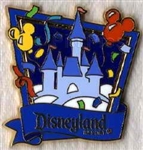 Disney Trading Pins Celebrate Everyday Sleeping Beauty Castle - Dark Blue