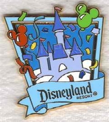 Disney Trading Pins Celebrate Everyday Sleeping Beauty Castle - Light Blue