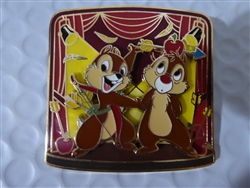 Disney Trading Pin 79928 DSF - Chip & Dale on Stage