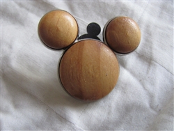 Disney Trading Pins 80104: Mickey Mouse Icon - Wood