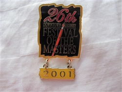 Disney Trading Pin 8047 Festival of the Masters 26th Annual - 2001 (Paintbrush Dangle)