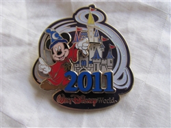 Disney Trading Pin 81194: WDW - 2011 Cinderella Castle - Sorcerer Mickey