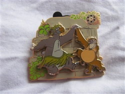 Disney Trading Pin 81206: Walt's Classic Collection - The Jungle Book - Baloo and King Louie ONLY