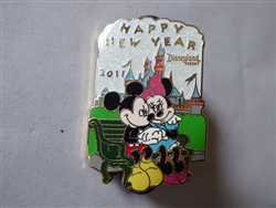 Disney Trading Pin   81383 DLR - New Year's Day 2011 - Mickey and Minnie Mouse
