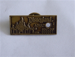 Disney Trading Pin 817 Disneyland Adult Admission Ticket (3D)