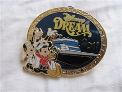 Disney Trading Pins 81991: DCL - Disney Dream - Mickey & Gang