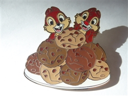 Disney Trading Pin 82435 DSF - Pun Pin - Chip and Dale Cookies