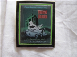 Disney Trading Pin 82467: WDW - Booster Set - Pixar Cars Attraction Posters - Haunted Mansion Only