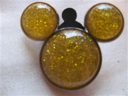 Disney Trading Pins  82586: Mickey Mouse Icon - Yellow Glitter