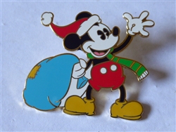 Disney Trading Pin 8328 DL - Cast Member - Holiday Party 2001 Mickey w/Sack of Gifts