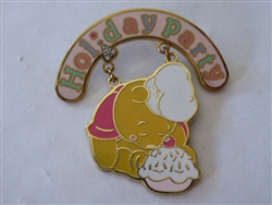 Disney Trading Pin  8360 Japan Disney Store 'HOLIDAY PARTY' Sleepin Pooh