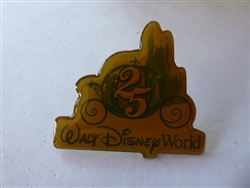 Disney Trading Pins 838     WDW - Cinderella Coach & Castle - 25th Anniversary - Cast