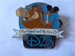 Disney Trading Pin  84082 D23 'Refer-A-Friend' Set - Pumbaa and Timon Only