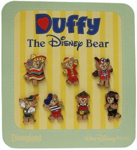 Disney Trading Pin Duffy, the Disney Bear - Mini-Pin Collection