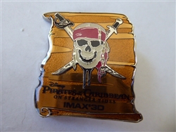 Disney Trading Pin  84556 Pirates of the Carribean - On Stanger Tides IMAX 3D