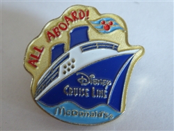 Disney Trading Pin 847: mcdonalds disney cruise line