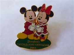 Disney Trading Pin 8512 Disneyland's Candlelight Ceremony (2001)