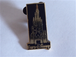 Disney Trading Pins 864: EuroDisney Gold and Black Castle Pin