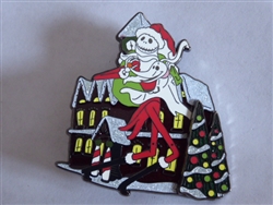 Disney Trading Pin 87545 Santa Jack & Zero Pin - 2011 DSF Nightmare Before Christmas Pin Trading Event