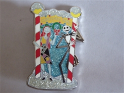 Disney Trading Pin 87546: Jack & Sally Christmas Town Pin - 2011 DSF Nightmare Before Christmas Pin Trading Event