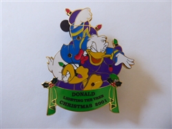 Disney Trading Pin 8779     WDW - Donald Duck - Night Before Christmas 2001