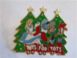 Disney Trading Pin  87907 DSF - Alice and the Mad Hatter - Toys for Tots - 2011