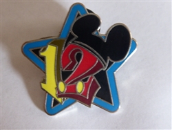 Disney Trading Pins 2012 Stars - Mini-Pin Collection - Blue and Black Star
