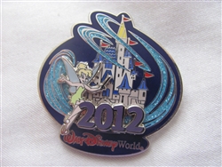 Disney Trading Pin 88083: WDW 2012 Castle pin with Tinker Bell