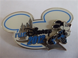 Disney Trading Pin 88213: Run Disney Logo - 2012 Marathon - Mickey