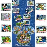 Disney Trading Pin WDW - Deluxe Starter Set - Walt Disney World Postcards