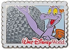 Disney Trading Pin Walt Disney World Postcards - Figment at Spaceship Earth