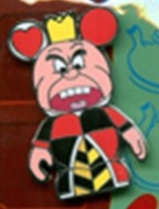 Disney Trading Pin Vinylmation(TM) Collectors Set - Alice in Wonderland - Queen of Hearts