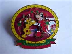 Disney Trading Pin  8860 Holiday Pins at the M&P Goofy and Pluto