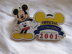 Disney Trading Pin 8919: WDW Official Pin Trading Anniversary 2001