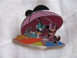 Disney Trading Pins 89361: Cool Characters - 4 Pin Starter Set - Daisy & Minnie Sunbathing Only