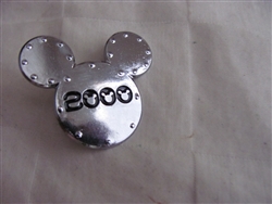 Disney Trading Pin 895 Applause Mickey Unlimited - Silver 2000 Mickey Head